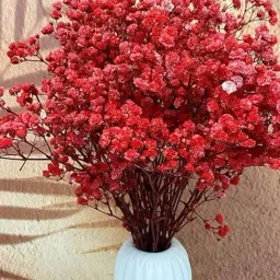 Art Street Red Plastic Babys Breath Artificial Gypsophila Flowers Bouquet-picture-30