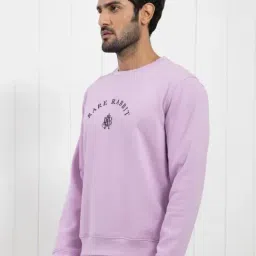 Rare Rabbit Purple Regular Fit Graphic Sweatshirt image 4