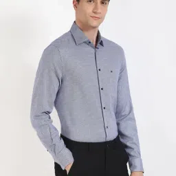 Tommy Hilfiger Mens Blue Slim Fit Shirt-picture-11