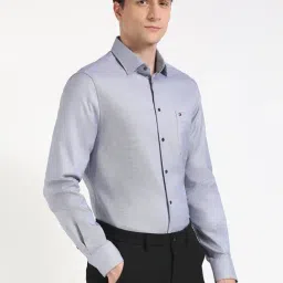 Tommy Hilfiger Mens Grey Regular Fit Shirt image 3