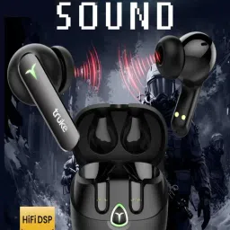 Truke Btg Flex Buds With Dual Pairing, 60Hrs Battery, 4Mic Enc (Sunset Black, True Wireless) image 5