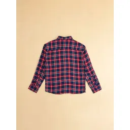 YU by Pantaloons Red Checks Regular Fit Shirt image 2