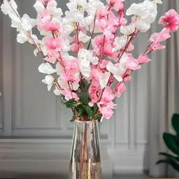 Akaar White 2 Pieces Blossom Artificial Flower image 1