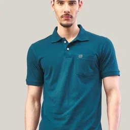 LUX NITRO Men Solid Polo Collar Cotton T-shirt-picture-28