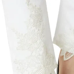 Miss Chase White Cotton Skinny Fit Jeans image 5