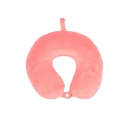 Premsons Cushy Travel Neck Pillow With 360-Degree Head Support Peach Pink image 4