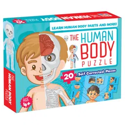 Hello Friend Books Early Learning Puzzles: The Human body- Fun and Easy Jigsaw Puzzle with 20 Puzzle Pieces to Learn Human Body Parts for Children-image-5