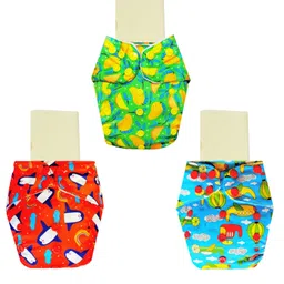 Dumbledo One Size Cloth Diaper with Hemp & Cotton Pad/Insert - Leak-Proof, Stylish, Superior Absorbency - Adjustable For 3 Months to 3 Years, Pack of 3-picture-12
