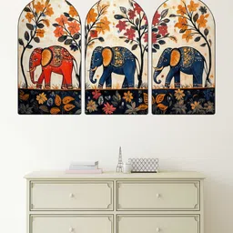 Livin'luxe Multicoloured MDF Other Wall Paintings-picture-28