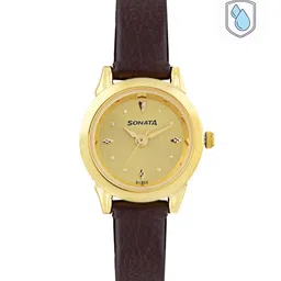 Sonata Women Gold-Toned Dial Watch ND8925YL02J-picture-0