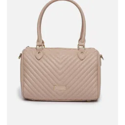 Van Heusen Women Beige Solid Casual Handbag With Detachable Strap image 2