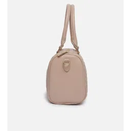 Van Heusen Women Beige Solid Casual Handbag With Detachable Strap image 3