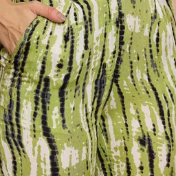 all about you Abstract Printed V-Neck Sleeveless Waistcoat With Trouser image 3