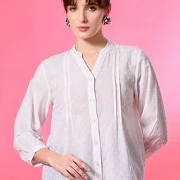 fuchsia PRETTY LOVING THING Women Cotton Shirt Style Top-picture-33