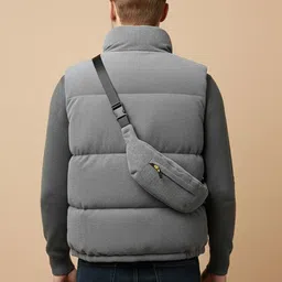 Mast & Harbour Men Padded Jacket With Patchwork image 2