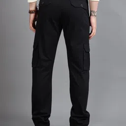 The Roadster Lifestyle Co Men Mid-Rise Cargos Trousers image 5