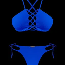 FAST CRY Halter-Neck Swim Bikini Set image 2