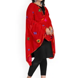 Kemza Phulkari Embroidered Dupatta image 5