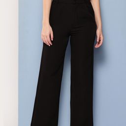 The Roadster Lifestyle Co. Women Crepe Trousers-picture-49