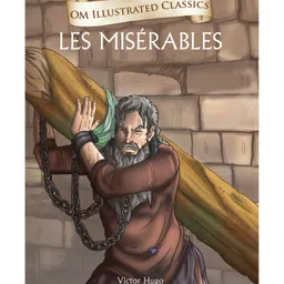om books international Les Miserables Illustrated Abridged Classics Story Book - English image 1