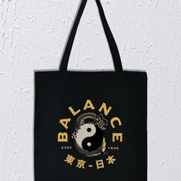 the sack co Women Typography Printed Oversized Shopper Tote Bag-picture-13