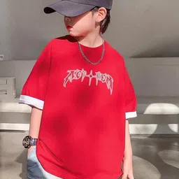 Xsole Boys Cotton Round Neck T-shirt image 4