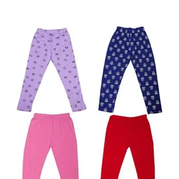Tik Tok WEARS Girls Blue Churidar Length Leggings-picture-18