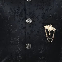 BAESD Boys Woven Design Sherwani Set image 2