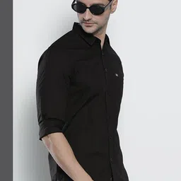 WHY SO FAB Men Semi Sheer Casual Shirt-picture-26