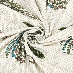 BELLA CASA 5 Piece Ethnic Motifs Double King Bedding Set With Pillow Covers & Single Dohar image 4