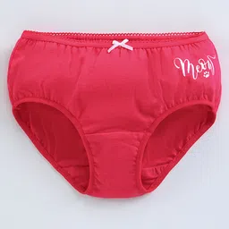 Honeyhap PremiumCotton Elastane Panties with Anti-MicrobialFinish Pack of 2 - Pink Blue image 2