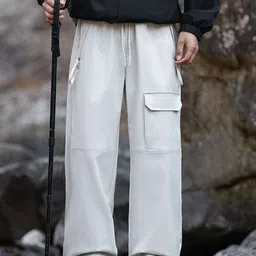 StyleCast x Revolte Men Mid-Rise Easy Wash Loose Fit Cargo Trousers-picture-12