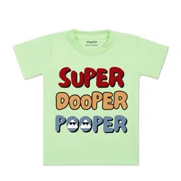 Arvesa Kids Typography Printed Applique T-shirt-picture-25