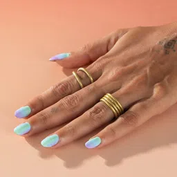 Ray Of Sunshine- ROS Beauty Set Of 20 Peel & Stick Nail Art Stickers- Mermaid Magic image 3