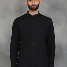 JADE BLUE Men Slim Fit Opaque Casual Shirt-image-95