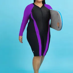 LYCOT Colourblocked Round Neck Legsuit image 4