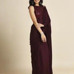 ASISA Satin Saree image 2