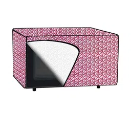 the furnishing tree PVC Waterproof Microwave Oven Cover Compatible for Onida 27L Black Beauty Plus image 3