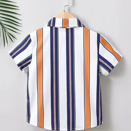 DUTT CREATION Boys Pack Of 2 Classic Printed Spread Collar Cotton Shirts image 3