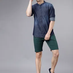 HIGHLANDER Men Slim Fit High-Rise Shorts image 4