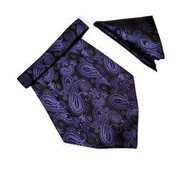 voici Paisley Design Cravats & Pocket Square Combo-picture-23