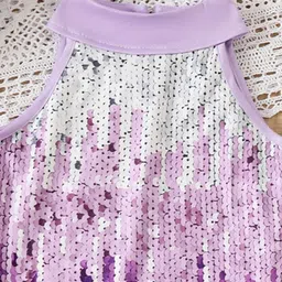 StyleCast x Revolte Girls Embellished Round Neck Top With Skirt image 2