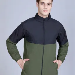 Roadster Men Windcheater Open Front Jacket-picture-22
