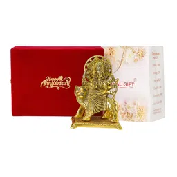 INTERNATIONAL GIFT Durga Mata Idol Showpiece With Happy Anniversary Tag & Velvet Box-picture-10