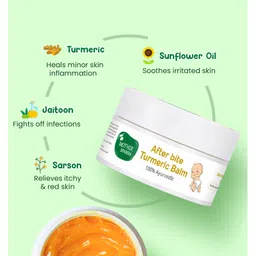 Mother Sparsh Baby After Bite Turmeric Balm - 25 gm image 3