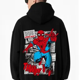 BDSQUARE Men Printed Hooded Sweatshirt image 4