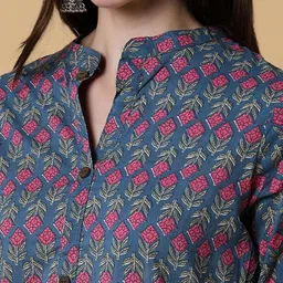 SHOWOFFFF Women Floral Indie Prints Kurta image 4