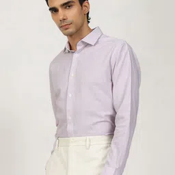 Andamen Semi Casual Men Cotton Linen Slim Fit Shirt image 2