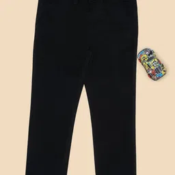 Pantaloons Junior Boys Regular Fit Mid-Rise Trousers-picture-27