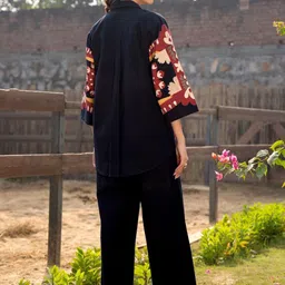 Kaftanize Printed Top With Trousers Co-Ords image 5